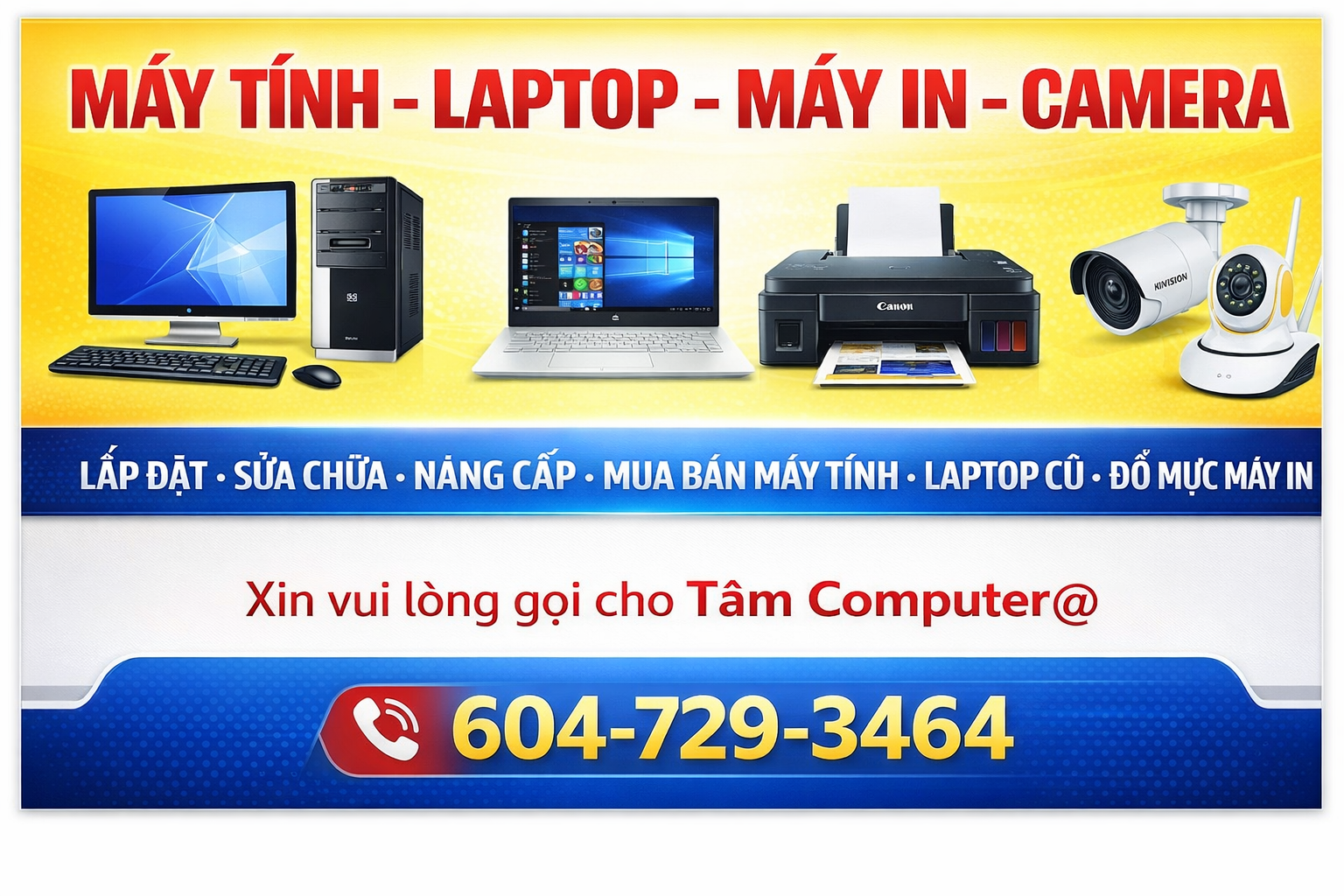 🔧 TÂM COMPUTER DOCTOR – SỬA CHỮA, MUA BÁN MÁY TÍNH TẬN NƠI 🔧